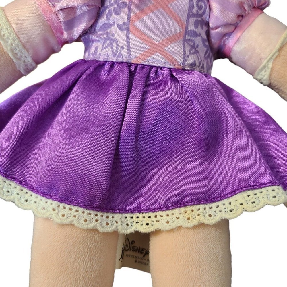 Disney Store Tangled Princess Rapunzel Plush Stuffed Animal 12" Stuffed Doll Toy - Picture 5 of 6